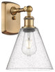 Innovations 516-1W-BB-GBC-84-LED 1 Light Sconce, Brushed Brass