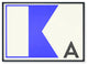 Navy Signal Print, Letter A, Nautical Flag, 24"x17", Bottom Right