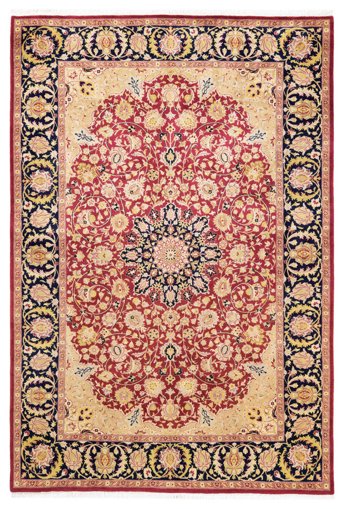 Mogul, One-of-a-Kind Hand-Knotted Area Rug Red, 5'1"x7'7"