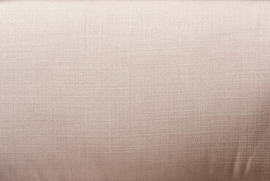 Charlotte Modern Taupe Fabric Walnut Brown Wood 1-Seater Lounge Chair