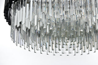 Home Living 32" Chandelier, Black