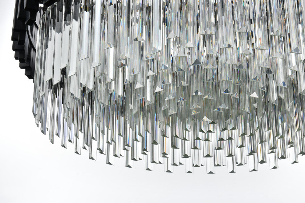 Home Living 32" Chandelier, Black