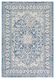 Surya Eagean EAG-2336 7'10" Round Rug, Navy/Denim/White