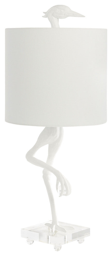 Ibis Table Lamp, White