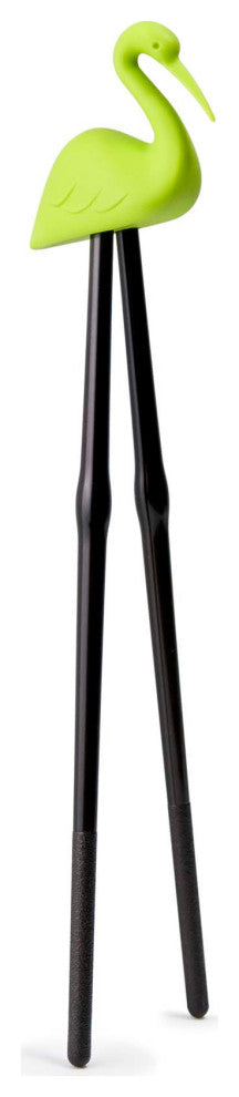 Master Crane Chopstick Holder Green