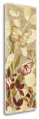 "Warm Fluttering Panel I" By Wild Apple Portfolio, Giclee on Gallery Wrap Canvas