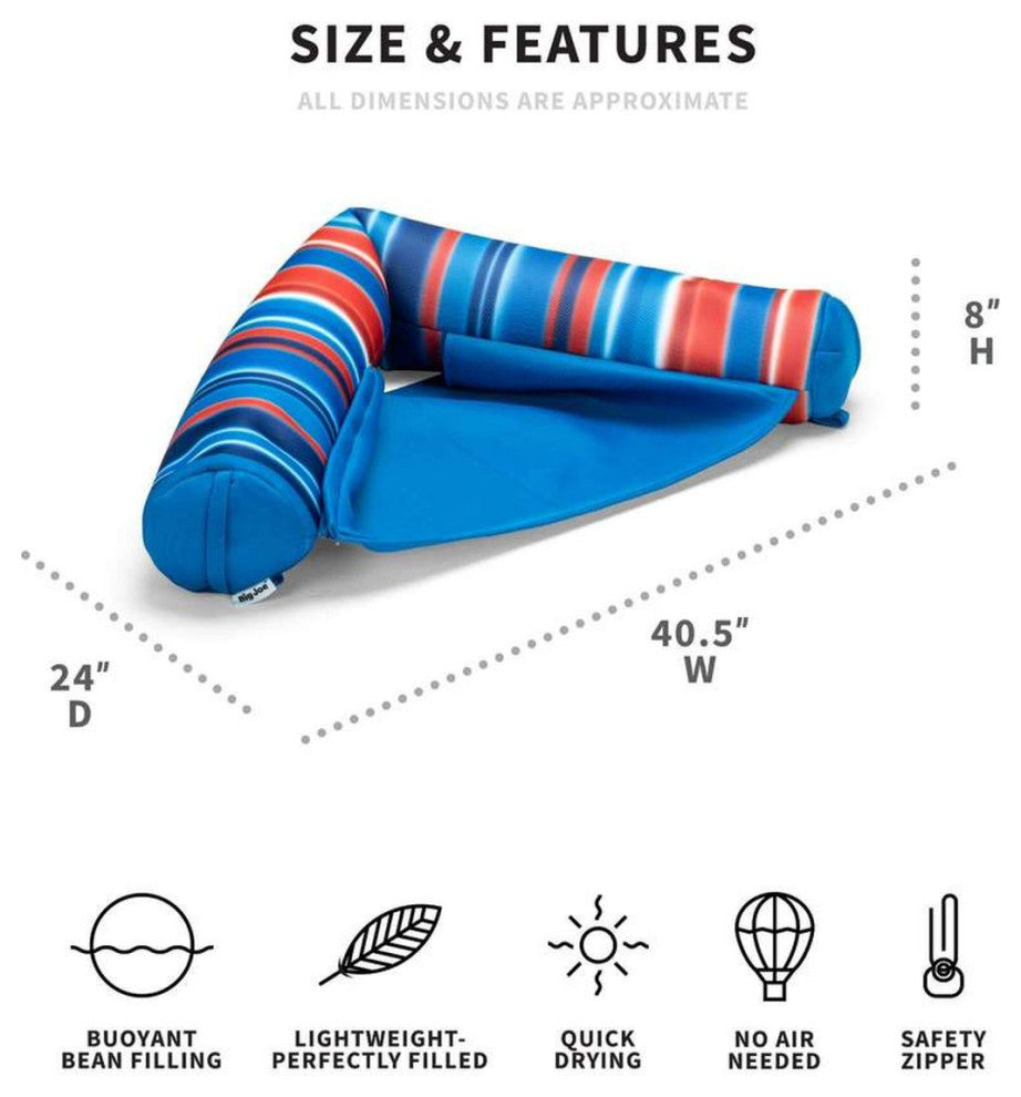 Big Joe Noodle Sling Pool Float - Blurred Americana