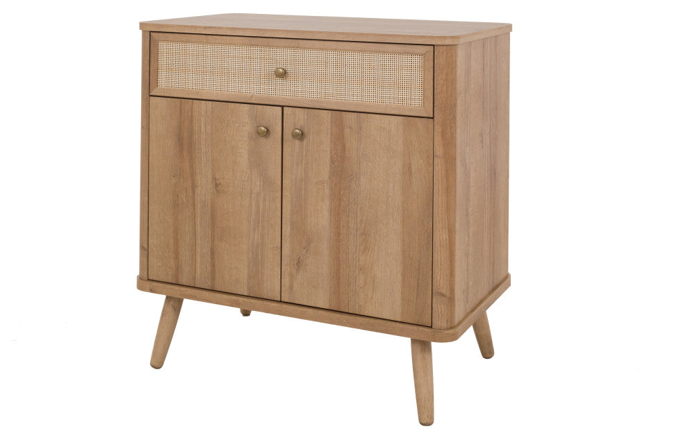 Thelma KD Rattan Small Cabinet 1 Drawer and 2 Doors
