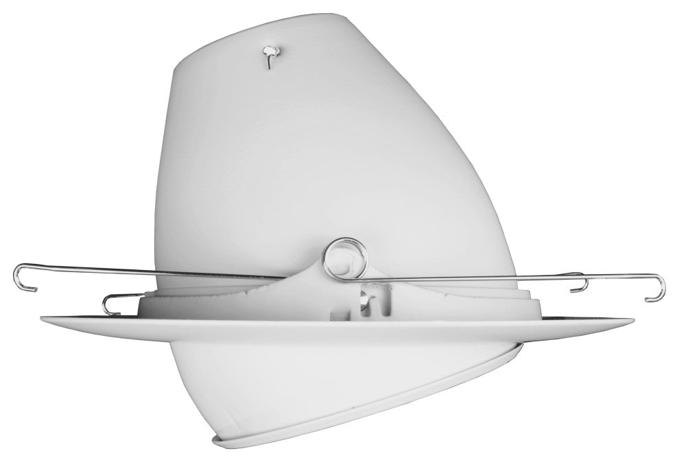 NICOR 6-inch Recessed Baffle Cone Trim in White, White