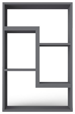 LIANA Modular Bookcase, Slate Grey