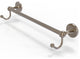 Shadwell 24" Towel Bar with Integrated Hooks, Antique Pewter