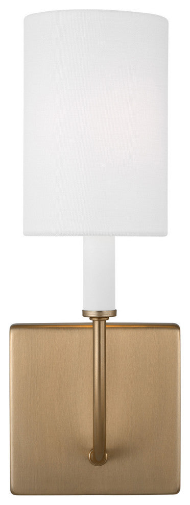 Greenwich 1-Light Bathroom Vanity Light in Satin Brass