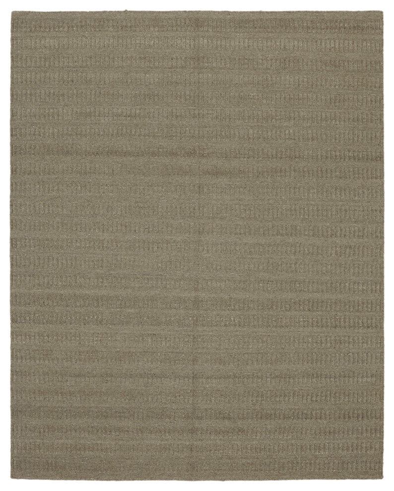 Rug N Carpet - Handmade Modern Design 8' 1'' x 10' 0'' Wool Unique Kilim Rug