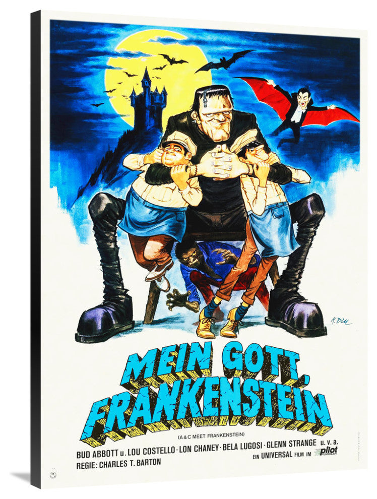 Abbott and Costello, German, Meet Frankenstein, 29x40