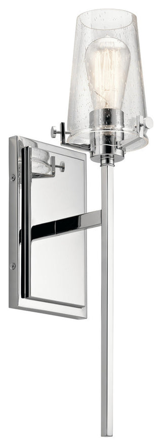 Wall Sconce 1-Light, Chrome
