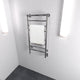 Amba T-2536 Traditional Towel Warmer with 8 Round Bars, Brushed Finish