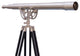 Floor Standing Brushed Nickel Anchormaster Telescope 65'', Marine Telescope