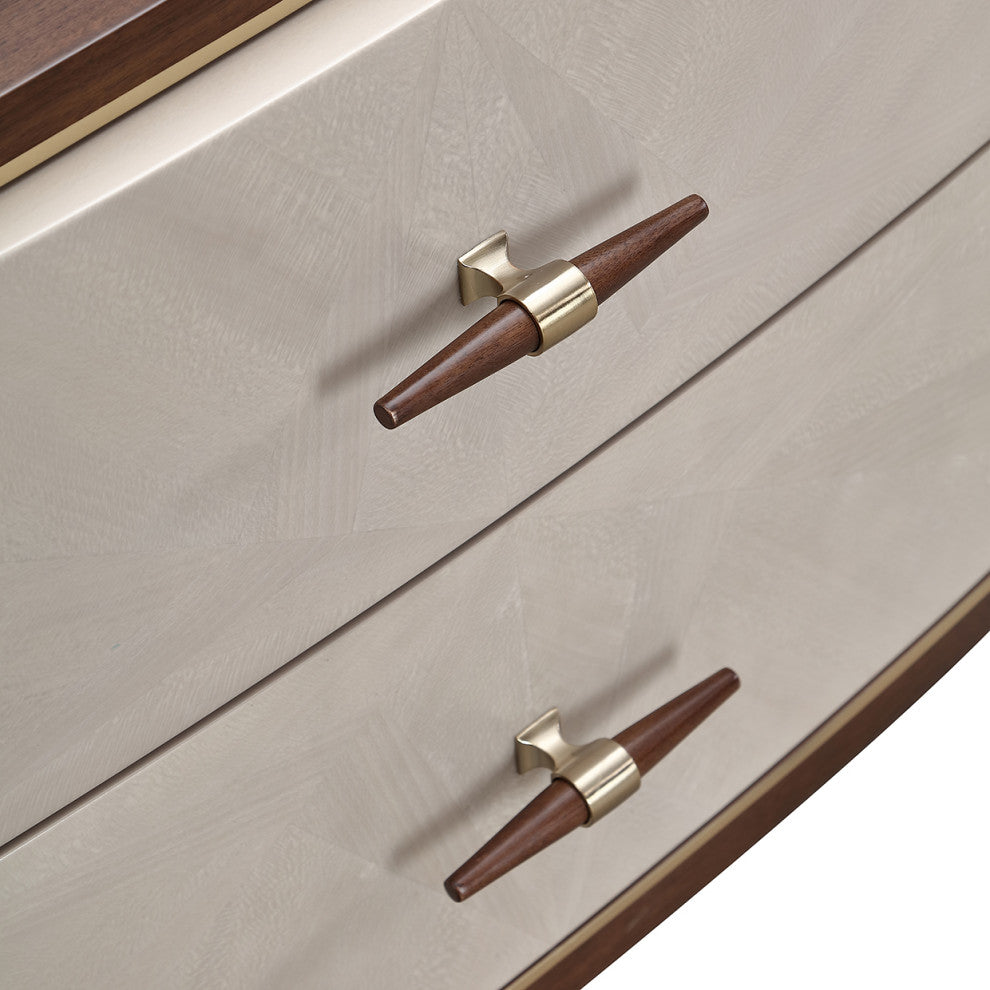 Houston 2-Drawer Nightstand, Walnut