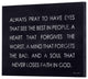 Always Pray To Have Eyes, Wall Plaque