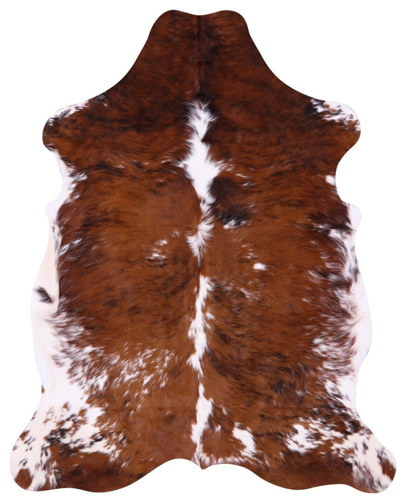 Organic Natural Hair-On Cowhide Area Rug 7' 1" X 5' 8" C1641