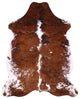 Organic Natural Hair-On Cowhide Area Rug 7' 1" X 5' 8" C1641