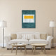 "Green And Yellow Abstract Theme 4" Fine Art Print