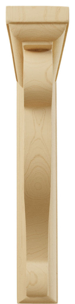 1 1/2"W x 6"D x 8 1/2"H Bulwark Bracket, Alder