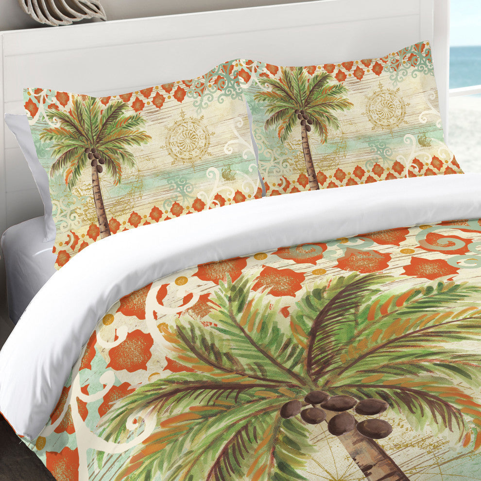 Laural Home Spice Palm Comforter Sham