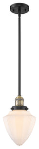 INNOVATIONS 201S-BAB-G661-7 1-Light Mini Pendant Black Antique Brass