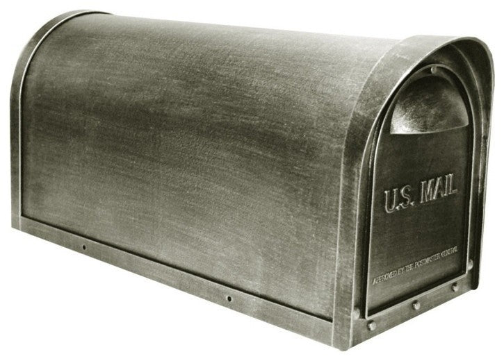 Classic Curbside Mailbox, Silver