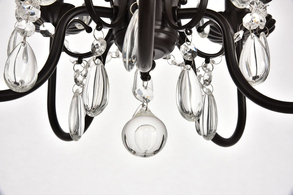 Living District LD5003D17ORB Orchid 5-Light Pendant