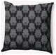 18" x 18" Cat Clowder Indoor/Outdoor Polyester Throw Pillow, Steel Gray