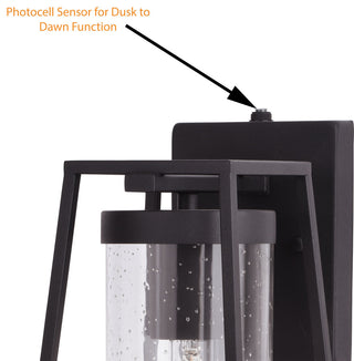 Nash 6.5" Outdoor Wall Light Textured Black