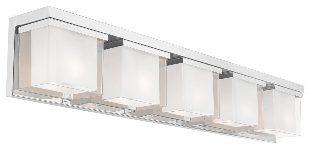 Livex Lighting Polished Chrome 5-Light Bath Vanity