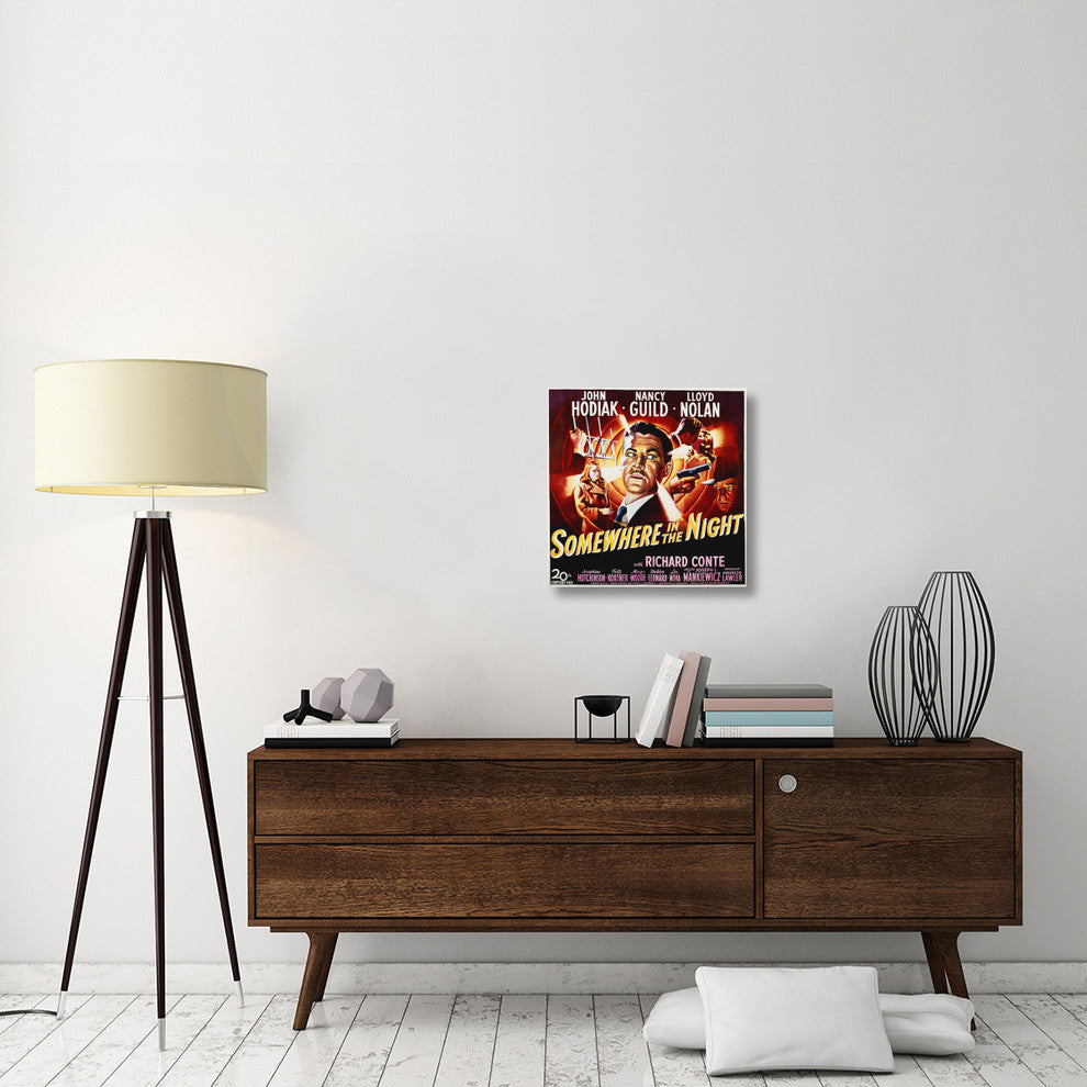 "Somewhere In The Night" Canvas Giclee by Hollywood Photo Archive, 22"x22"