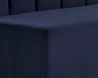 Kosovo Banquette, Brown, Abbington Navy