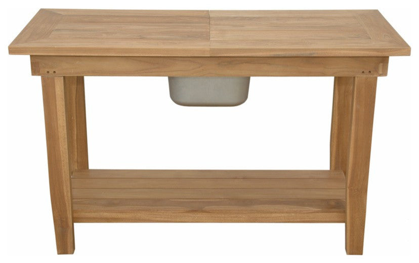 Nautilus Console Table w/ SS Container