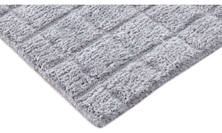 Manhattan Squares Area Rug, Gray, 2'6"x8'