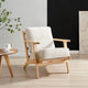 Albert Fabric Accent Arm Chair, Concord Cream