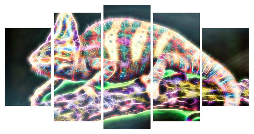 "Chameleon Life" Canvas Painting