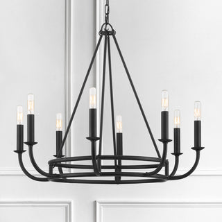 Bailey 8 Light Chandelier in Matte Black