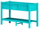 Rectangular Garden Planter Box Raised Garden Bed for Outdoor Balcony, Cyan