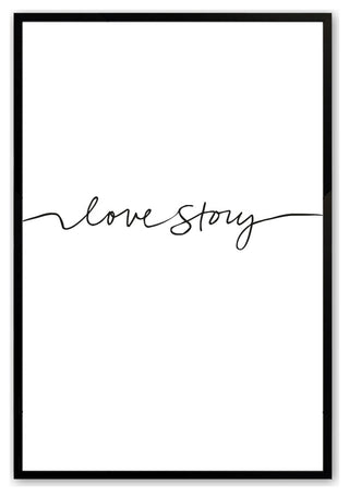 Satin Black 11" x 14" Inscribed Hearts Framed Print