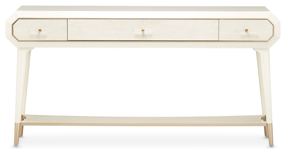 La Rachelle Console Table - Medium Champagne