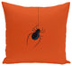 Eeek! Holiday Print Pillow, Orange, 18"x18"