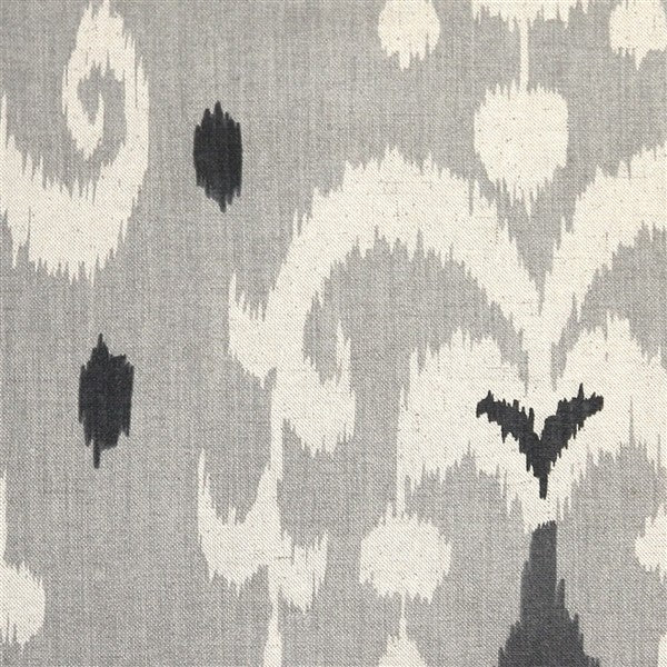 Pillow Decor - Indah Ikat Gray 20 x 20 Throw Pillow