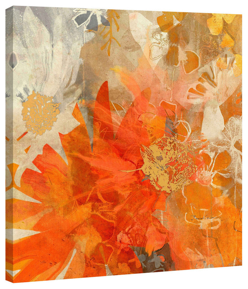 "Sunny Bee" Painting Print on Wrapped Canvas