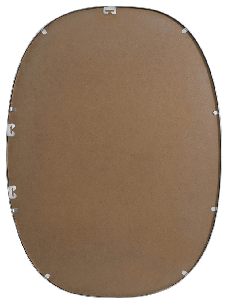 Elegant Lighting MR2B2736 Brynn 27" W x 36" H Modern Oval - Silver