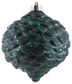 Vickerman N183874D 6" Midnight Green Pinecone Christmas Ornament
