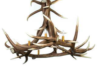 Elk 6 Antler Chandelier